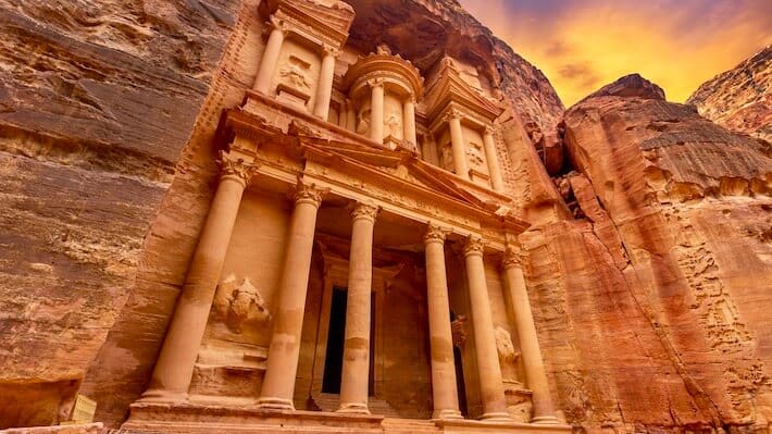 Luxury Egypt and Jordan Tours - Treasury at Petra, Jordan