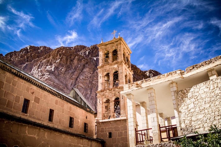 St. Catherine's Monastery at the foot of Mount Sinai