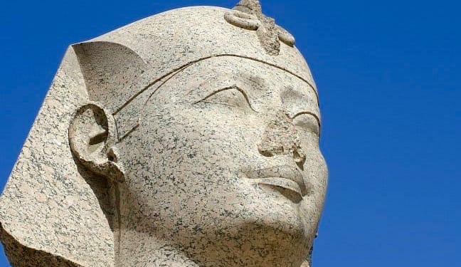 Sphinx Up Close - Pompey's Pillar, Alexandria