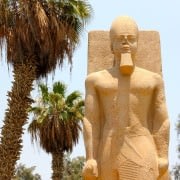 Statue of Ramses II in Memphis, Egypt