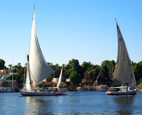 Felucca sail boats