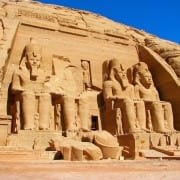 Abu Simbel Temples - Front view of Temple of King Ramses II