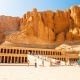 Luxor Egypt Vacation Packages - Tourists at the Mortuary Temple of Queen Hatshepsut which was dedicated to the Sun God Amon-Ra