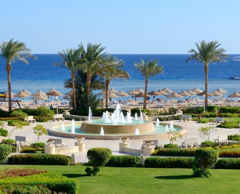 Sharm El Sheikh Vacation Package - Fountain and Beach in Sharm