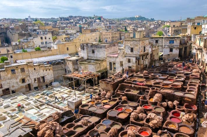 Fez Tours - Tannery in Fez, Morocco