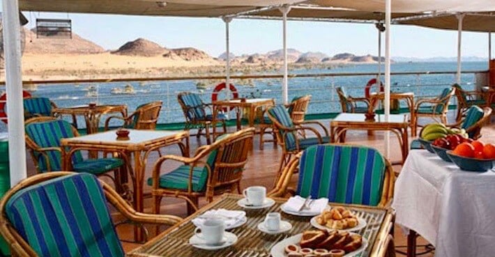 Nubian Sea Nile Cruise - Outdoor Restaurant