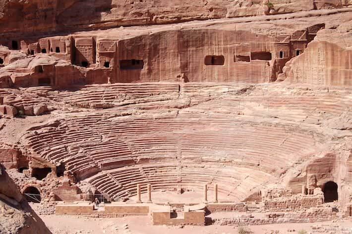 The Amphitheater in Petra