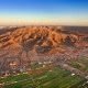 Aerial view over Luxor West Bank