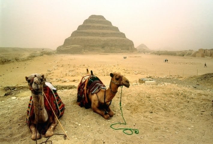Djosers Step Pyramid in Saqqara