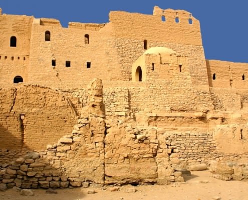 Saint Simeon Monastery in the Nubian Desert near Aswan