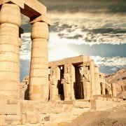 The Ramesseum Temple in Luxor - Mortuary Temple of Ramses II