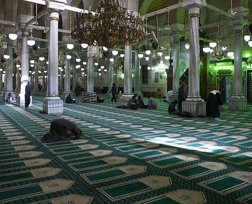 Mosque of Al Hussein interior