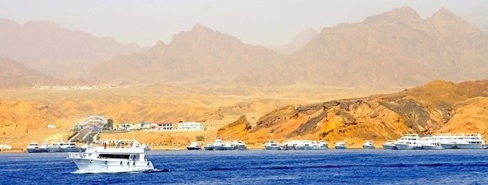 Red Sea Coastline in Egypt