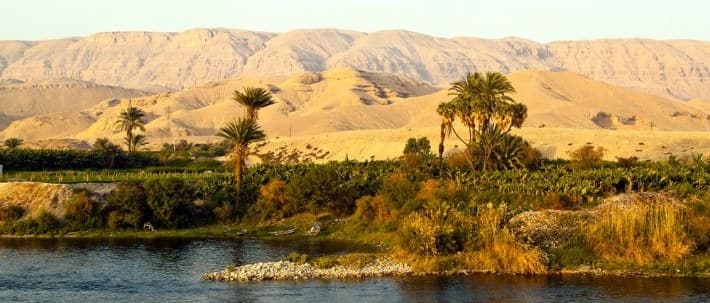 Sahara Desert and Nile River