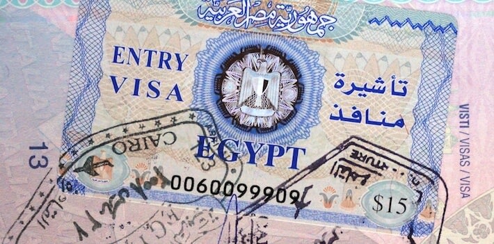 Egypt Visa stamp