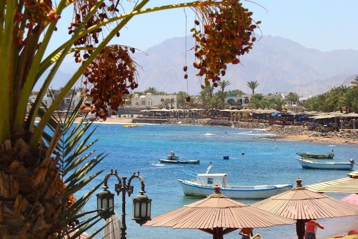 View from dive shop in Dahab - Sinai Peninsula