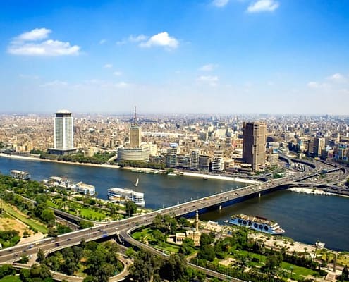 View of Cairo from the tower