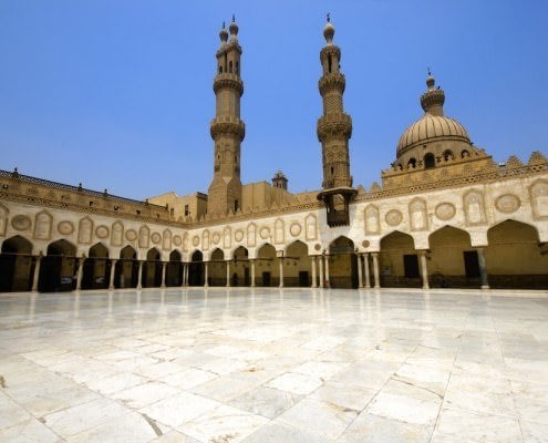 Courtyard of Al-Azhar Mosque