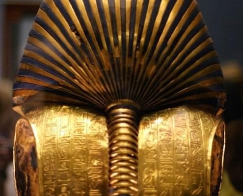Back of Tutankhamun's funerary mask