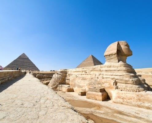 The culmination of an Egypt tour - The Giza Plateau