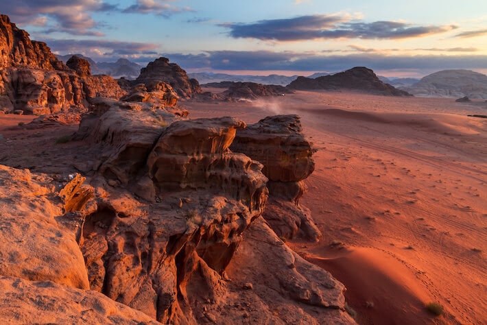 Jordan Travel Blog - Wadi Rum desert landscape