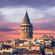 Galata Tower in Istanbul Turkey