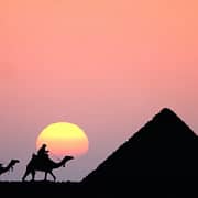 15 Day Egypt Tours - Pyramid at Sunset