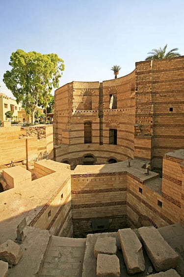 Interior of the Babylon Fortress, Coptic Cairo