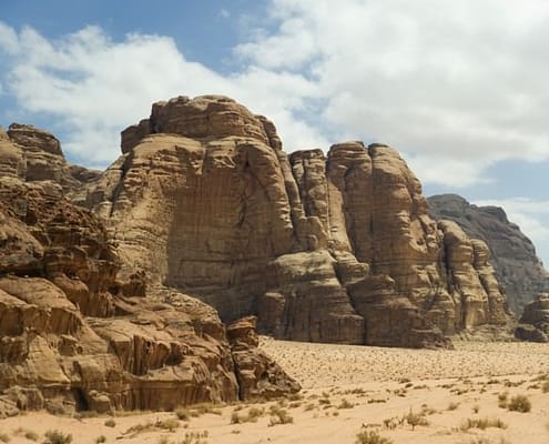 Aqaba Desert and Mountains near Wadi Um Ishrin