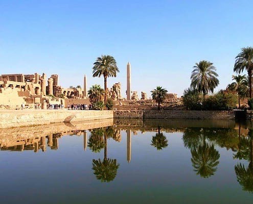 The Sacred Lake in the Karnak Temple Complex
