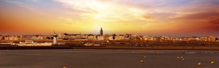 Sunset in Rabat, Morocco - Tourist Attractions
