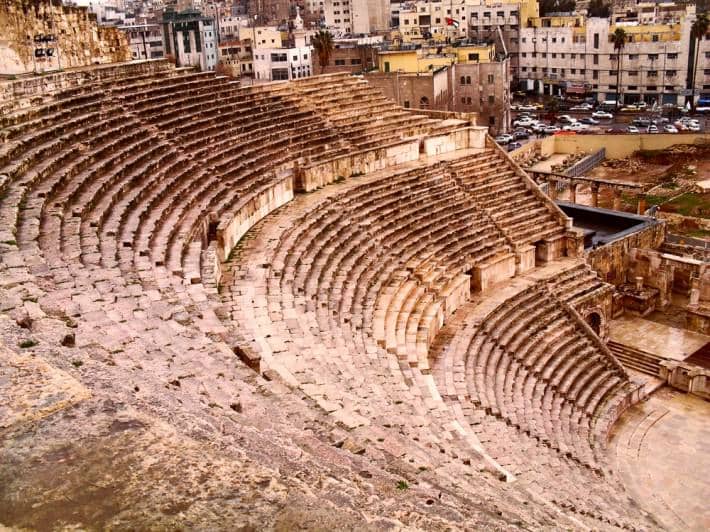 The Roman Theatre In Amman, Jordan