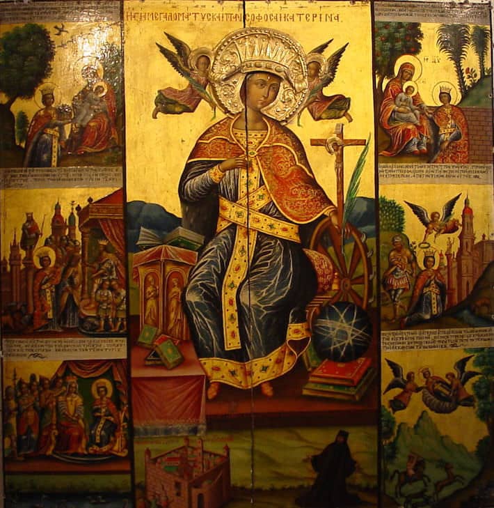 Icon of Saint Catherine - Monastery of St. Catherine Sinai
