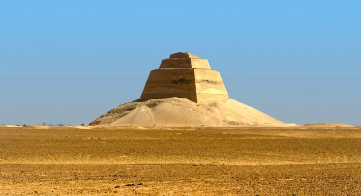 Meidum Pyramid in Egypt