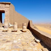 Temple of Qasr Dush, Kharga Oasis view