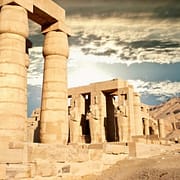 The Ramesseum Temple in Luxor - Mortuary Temple of Ramses II