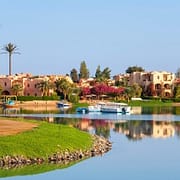 Diving in El Gouna - View of coastline at El Gouna. Egypt