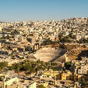 View of Amman in Jordan