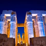 Luxor Temple at night - Luxor, Thebes
