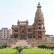 The Abandoned Baron Empain Palace in Heliopolis City in Cairo, Egypt
