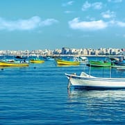 Alexandria Egypt Tours - Fishing boats, Mediterranean Sea, Alexandria