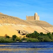 Aga Khan Mausoleum on the banks of the Nile at Aswan