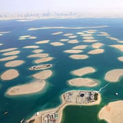 The World Islands, aerial view. Dubai, UAE.