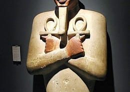 Osiride pillar statue of pharaoh Senusret I