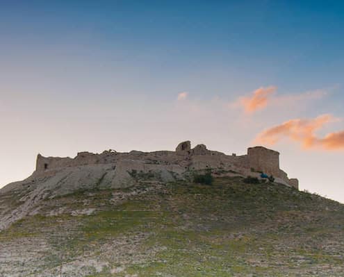 Montreal Crusader Castle - Built in 1115 by Baldwin I of Jerusalem in Shoubak, Jordan