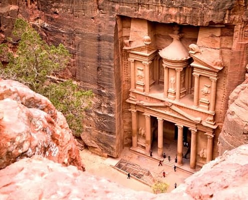 The Treasury, Rose City of Petra The Treasury, Rose City of Petra