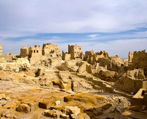 Ruins at the Amun Temple, Siwa Oasis