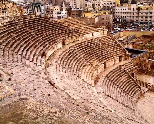 The Roman Theatre In Amman, Jordan