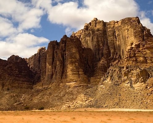 Lawrence's Spring, Wadi Rum in Jordan