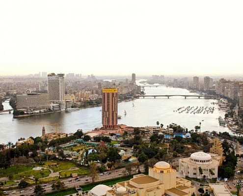 Cairo city from Cairo Tower